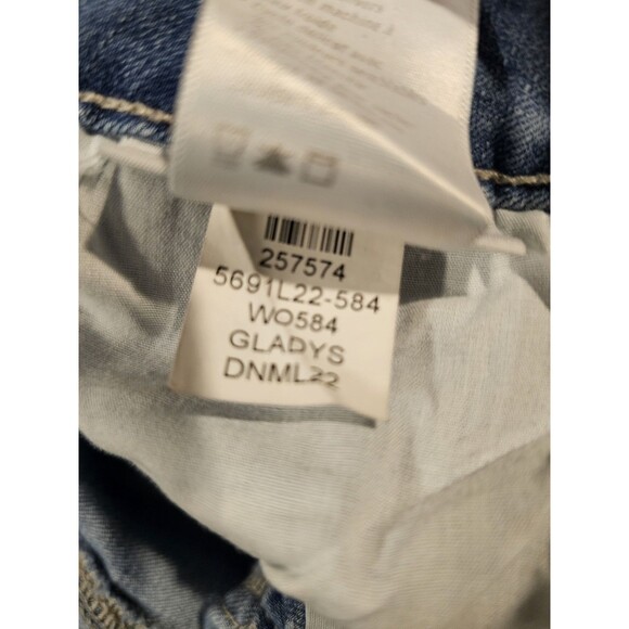 PAIGE Jeans Womens Manhattan Bootcut Sz 29 Medium Wash Denim Stretch EUC - Picture 9 of 11